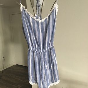 Light blue romper